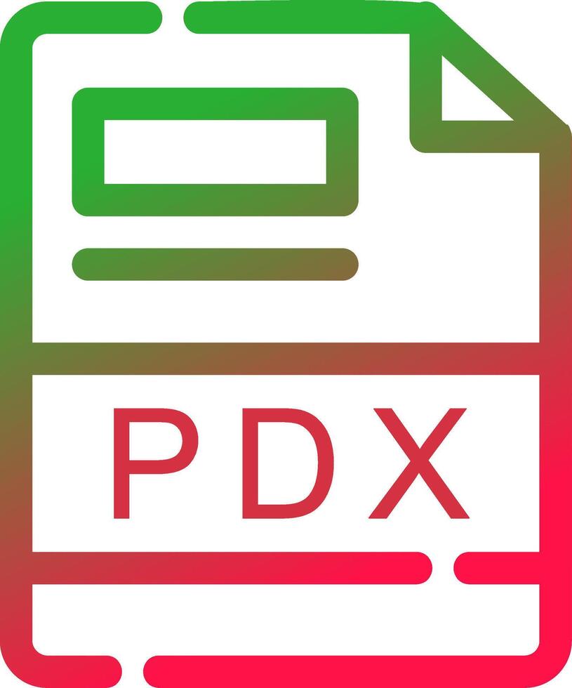 Line Red and Green Gradient vector