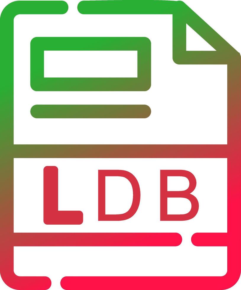 Line Red and Green Gradient vector