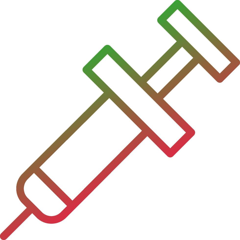 Line Red and Green Gradient vector