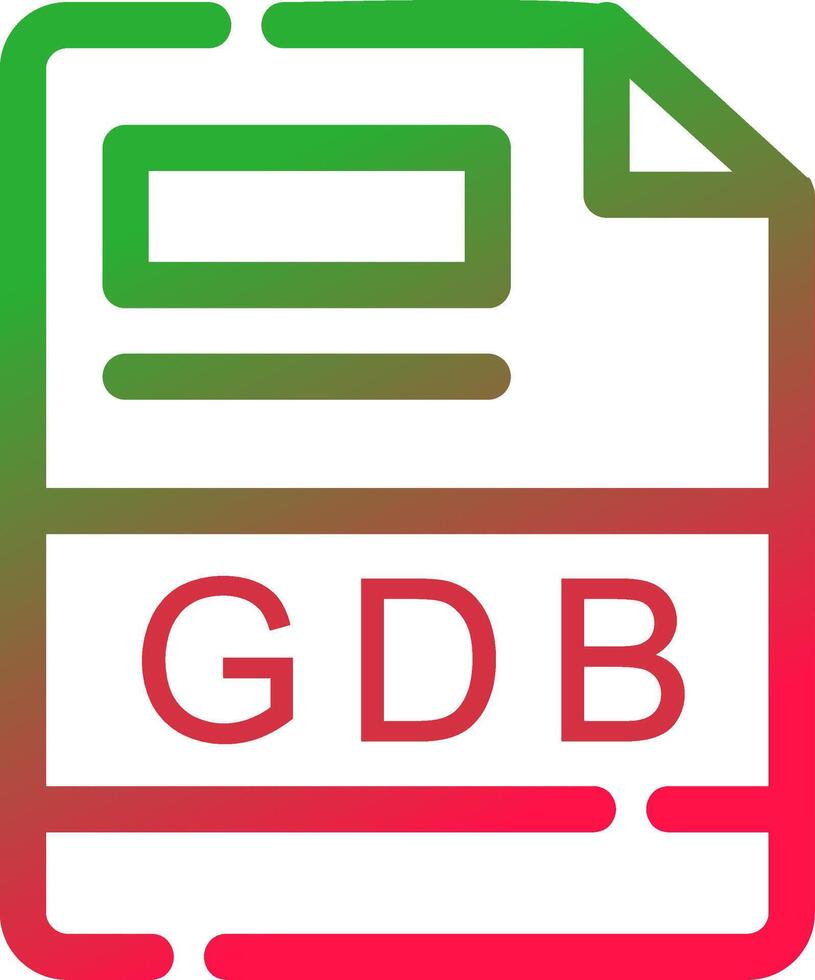 Line Red and Green Gradient vector