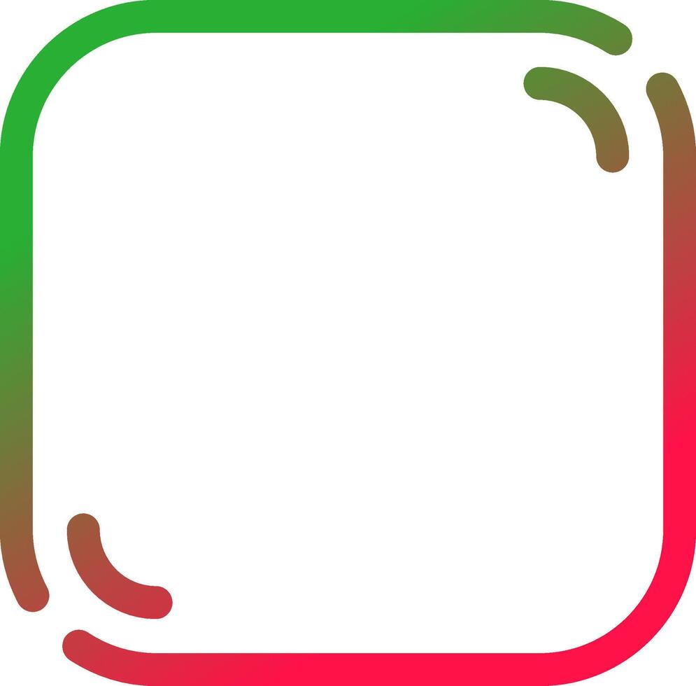 Line Red and Green Gradient vector