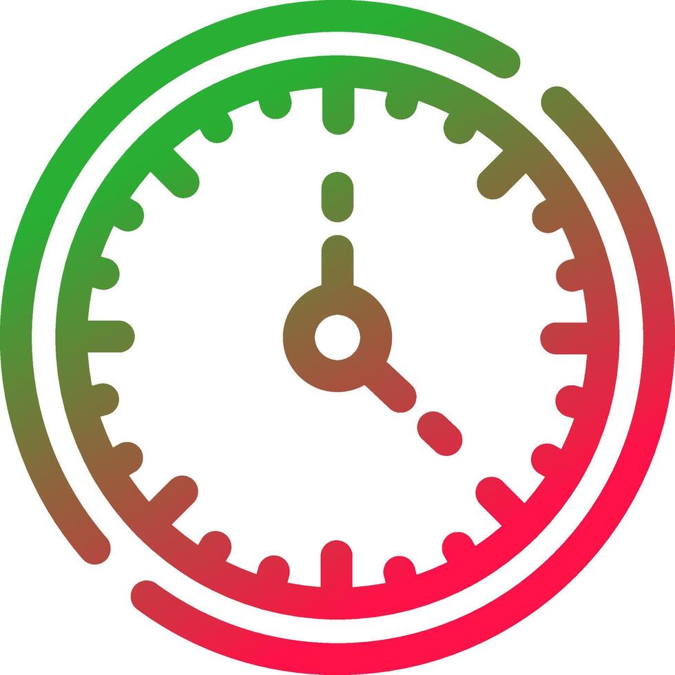 Line Red and Green Gradient vector