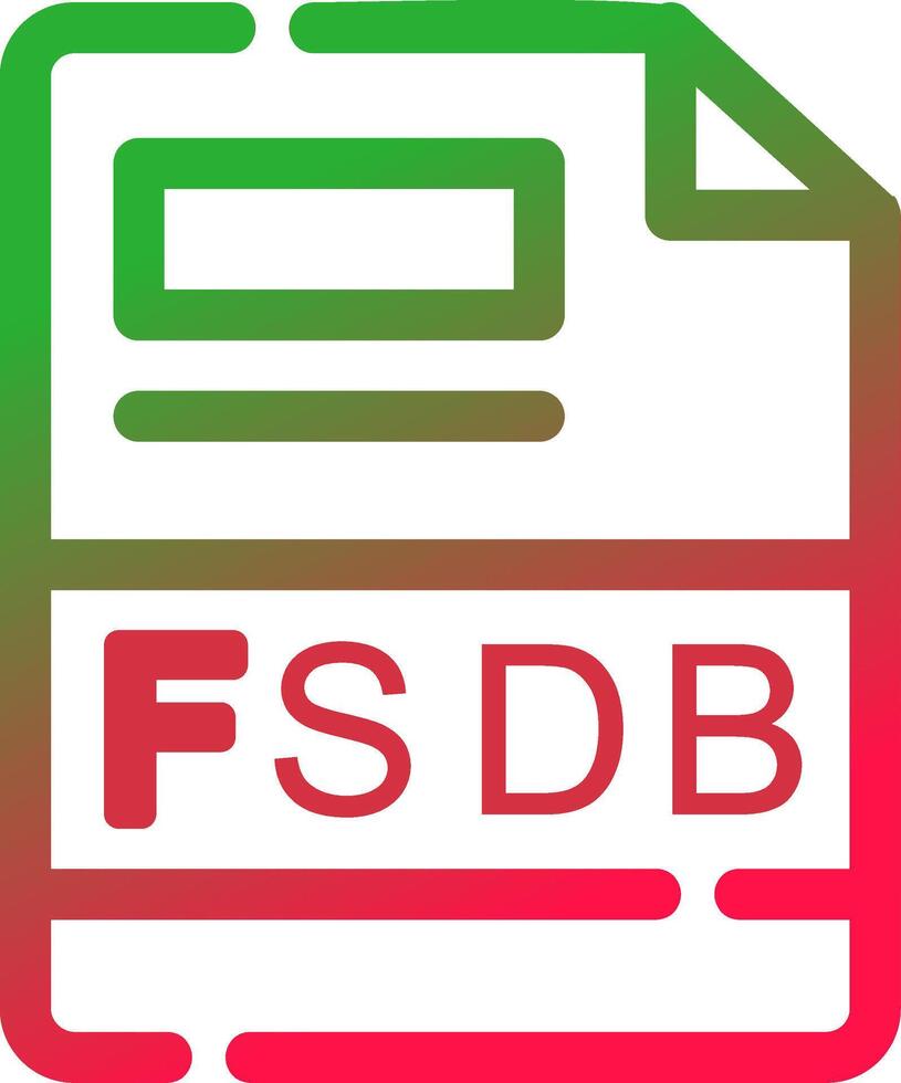 Line Red and Green Gradient vector