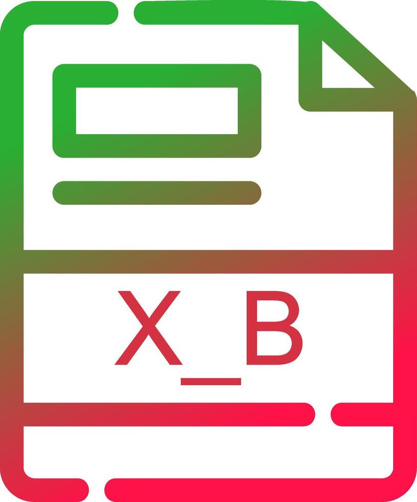 Line Red and Green Gradient vector