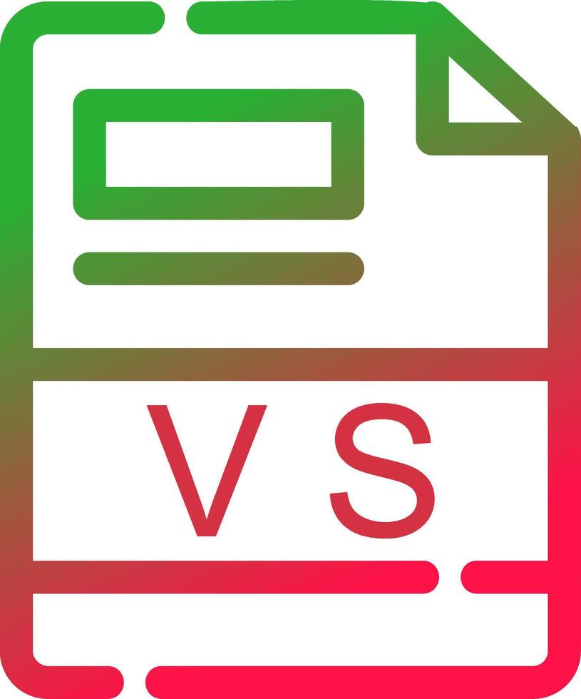 Line Red and Green Gradient vector