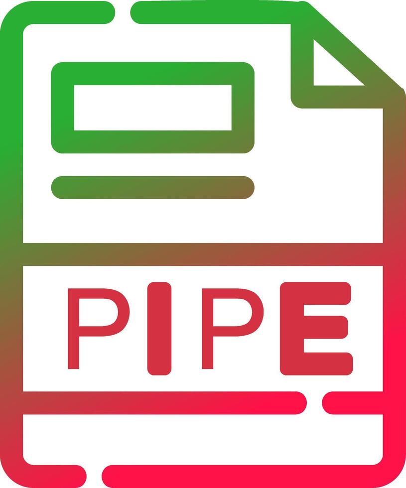 Line Red and Green Gradient vector