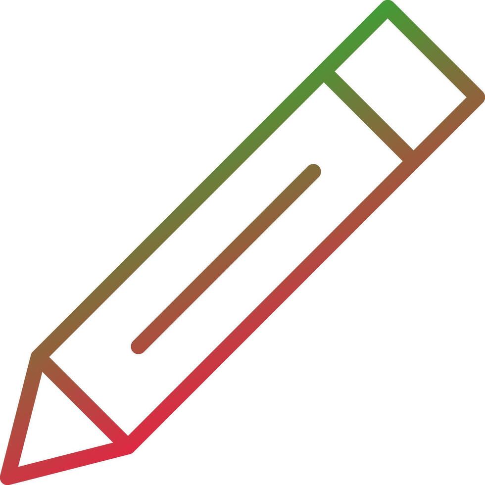 Line Red and Green Gradient vector