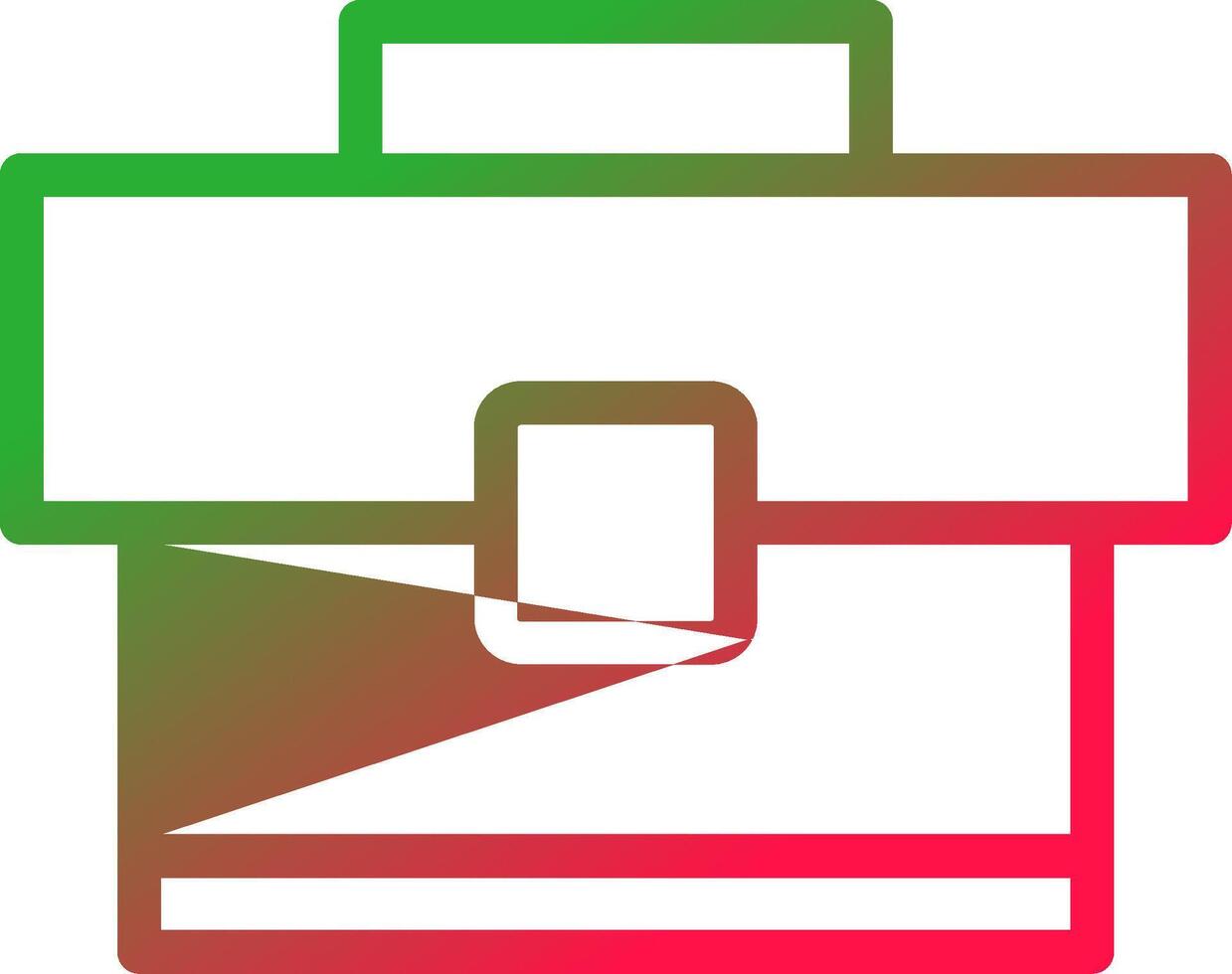 Line Red and Green Gradient vector