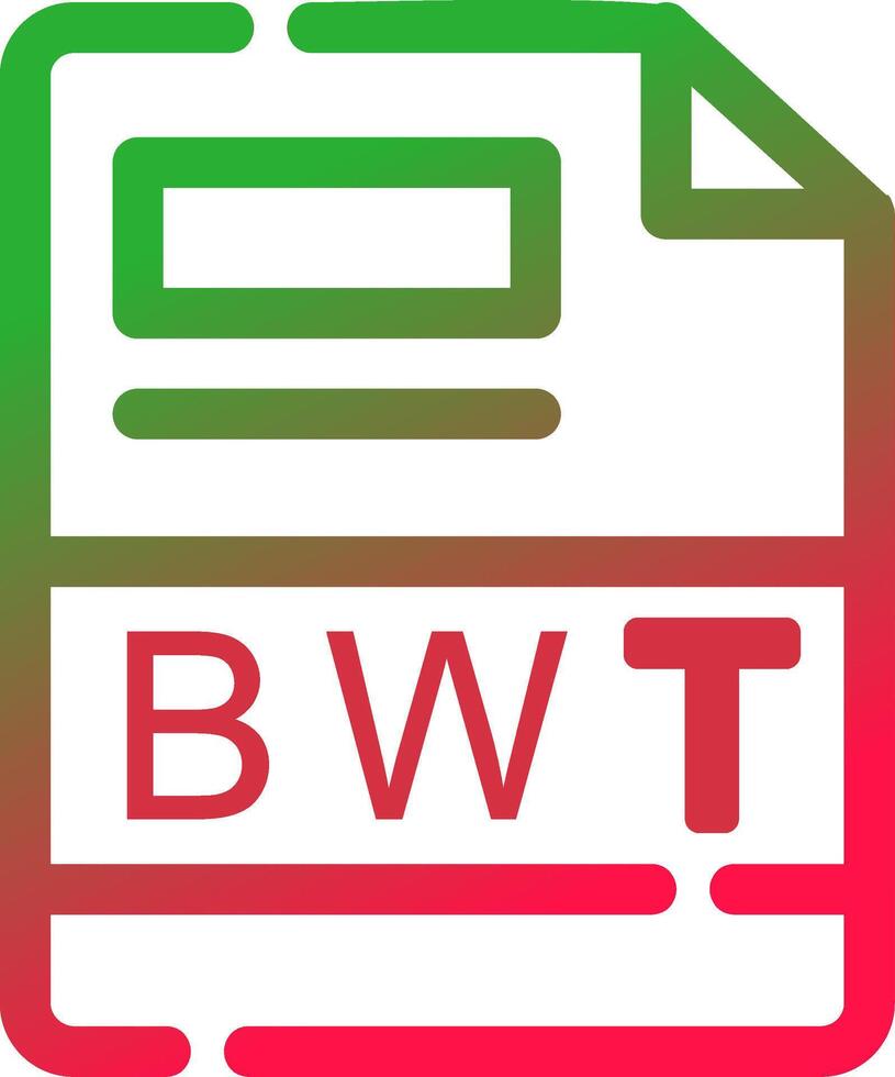 Line Red and Green Gradient vector