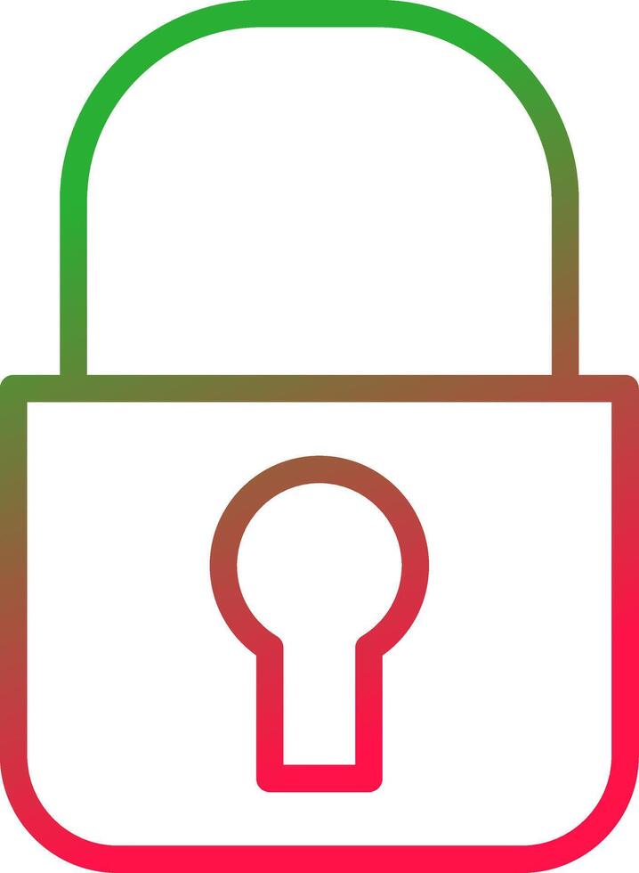 Line Red and Green Gradient vector