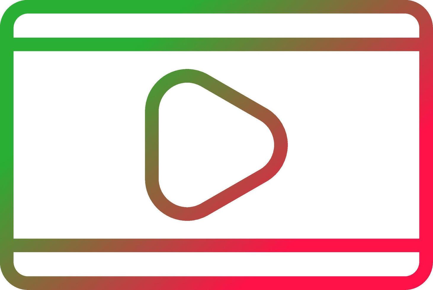 Line Red and Green Gradient vector