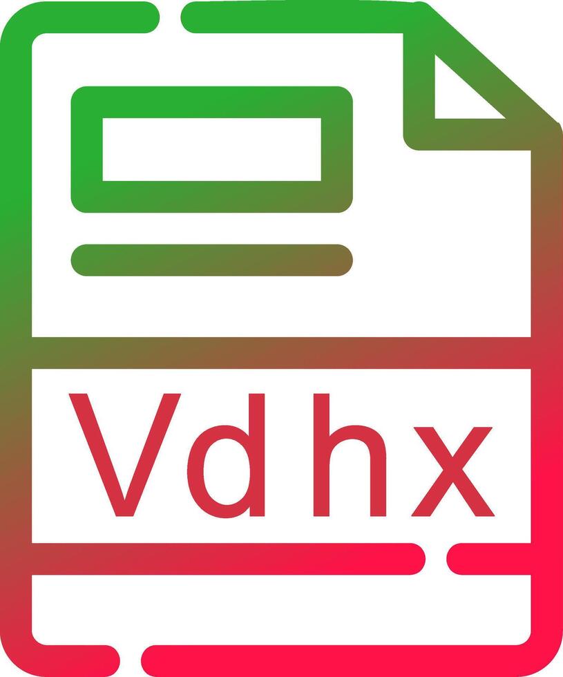 Line Red and Green Gradient vector