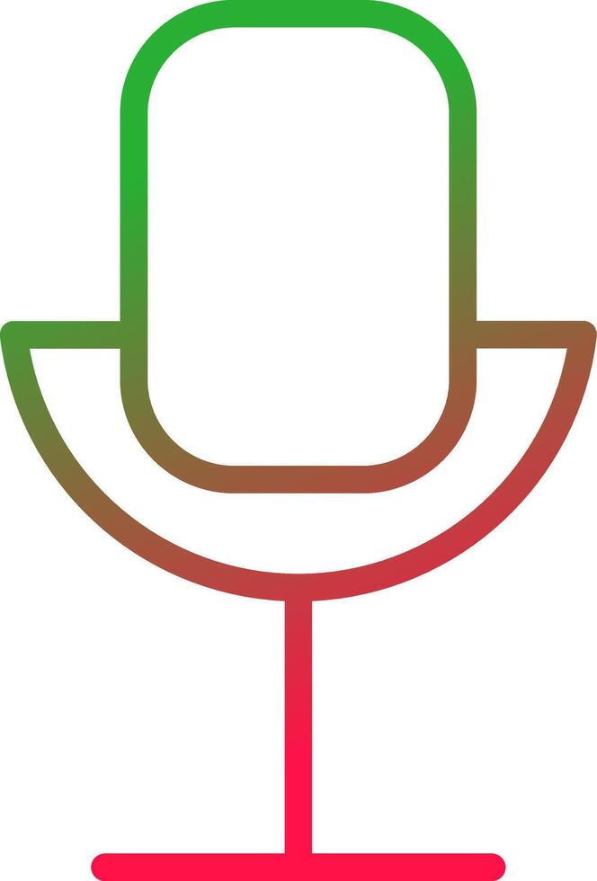 Line Red and Green Gradient vector