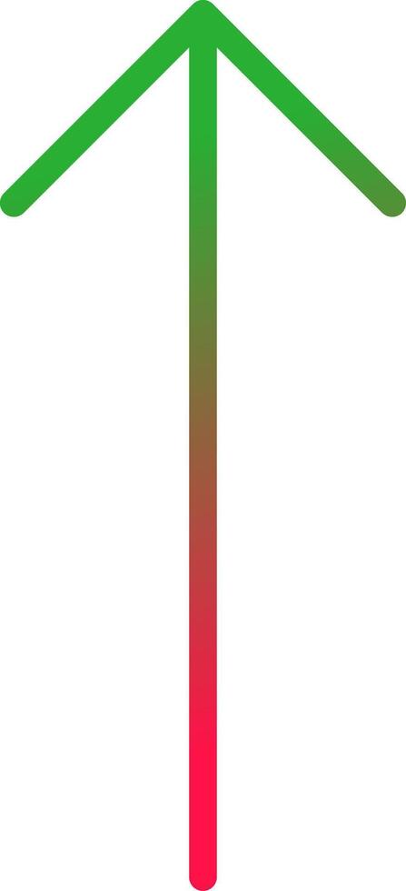 Line Red and Green Gradient vector