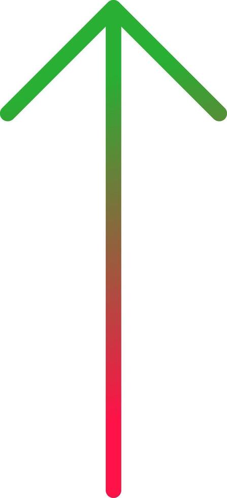 Line Red and Green Gradient vector