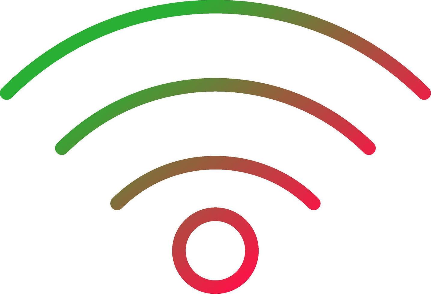 Line Red and Green Gradient vector