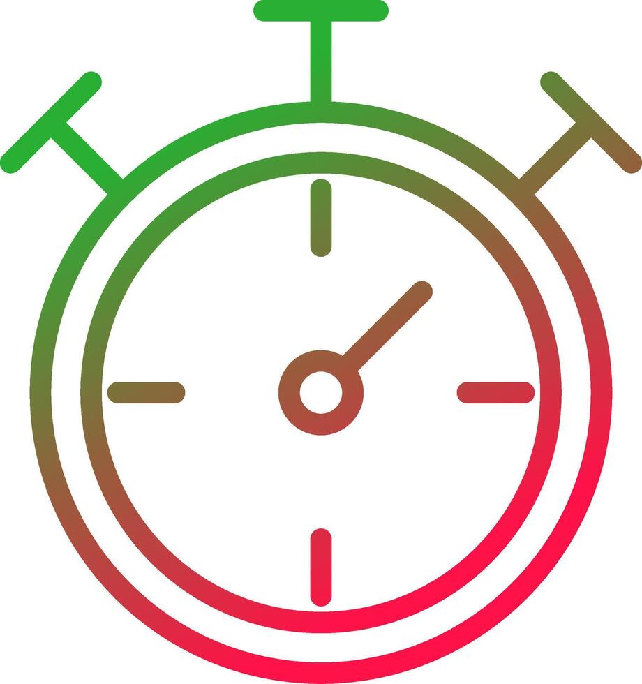 Line Red and Green Gradient vector