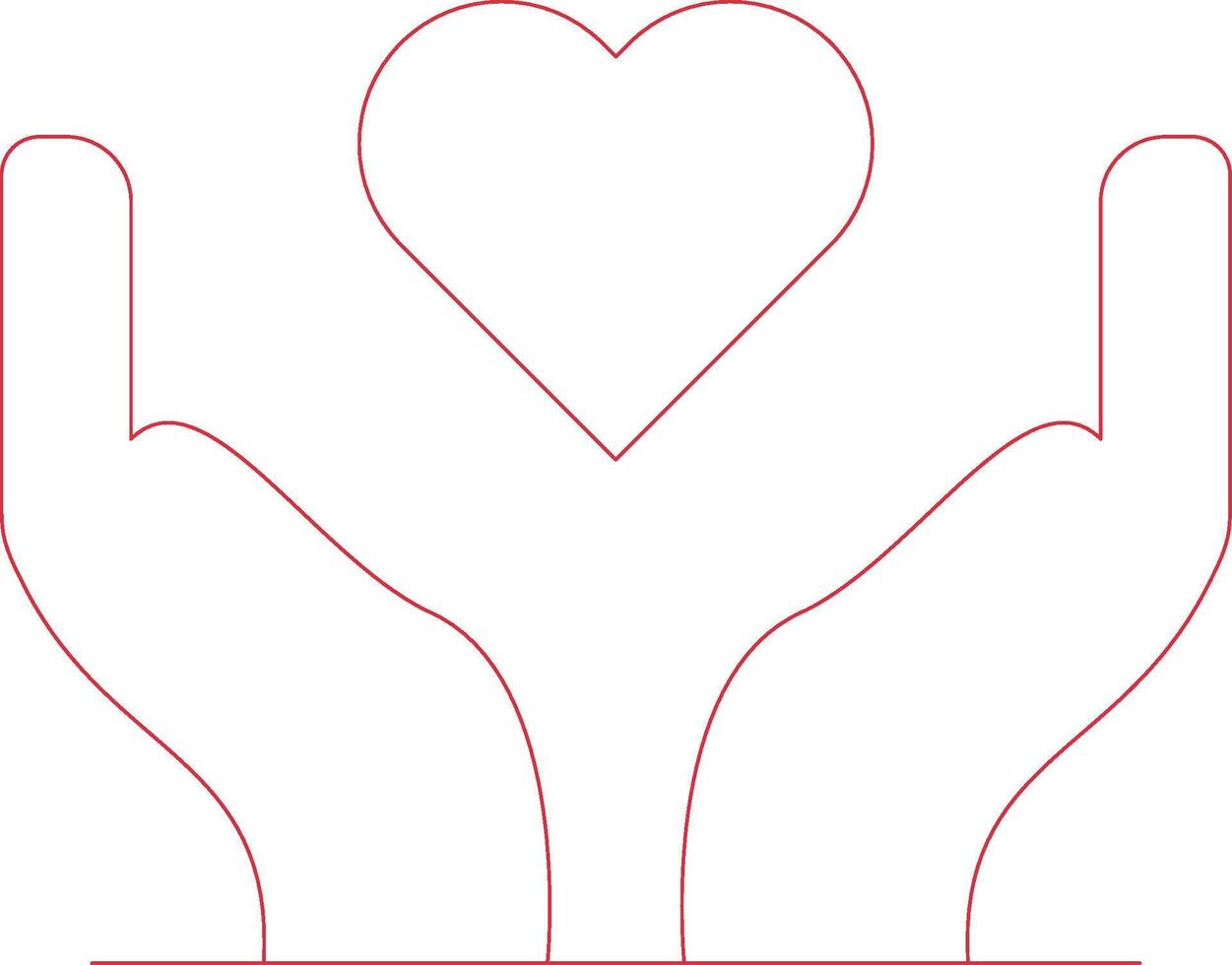Line Red and Green Gradient vector