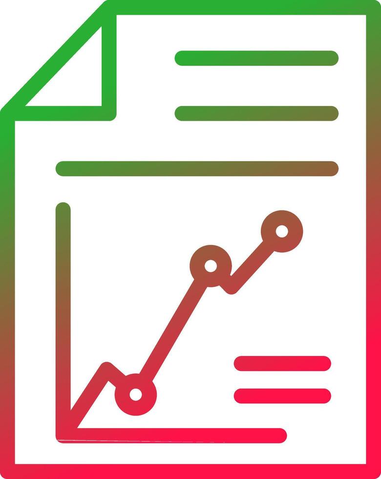 Line Red and Green Gradient vector
