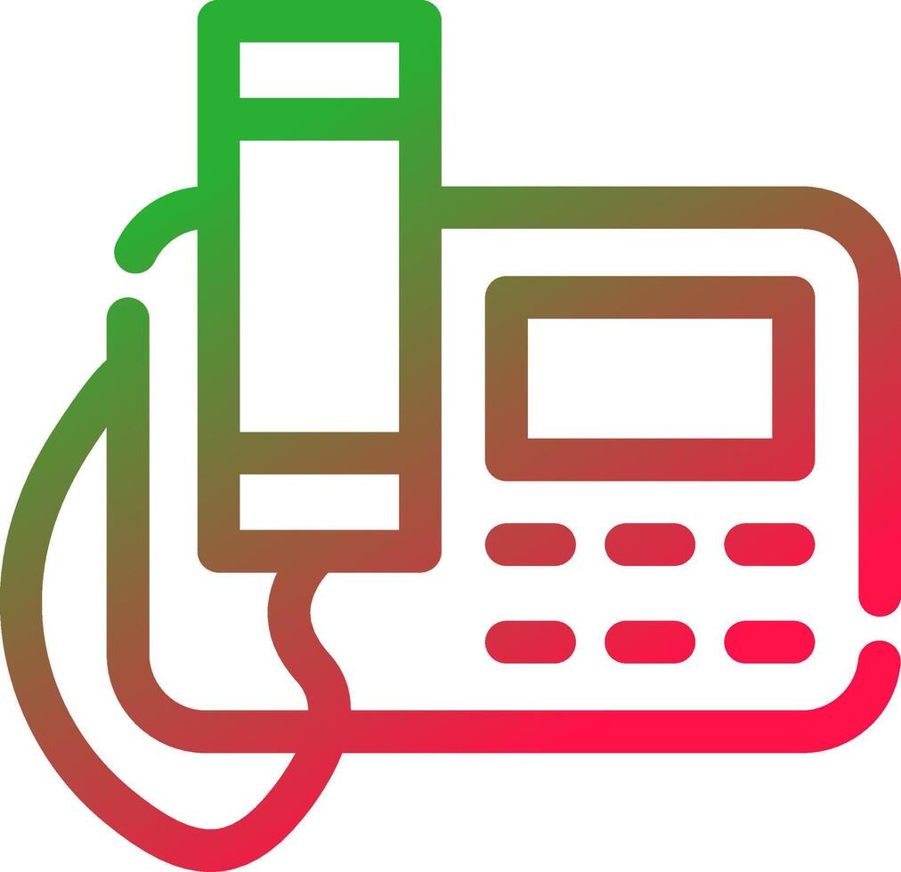 Telephone Creative Icon Design vector