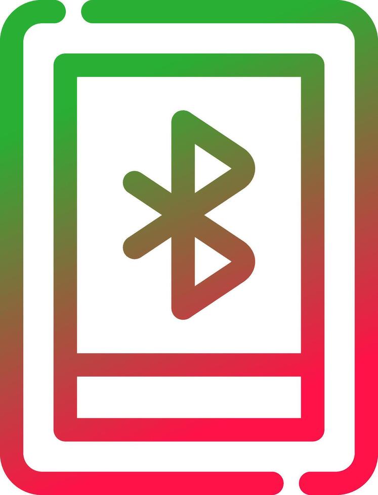 Bluetooth Creative Icon Design vector