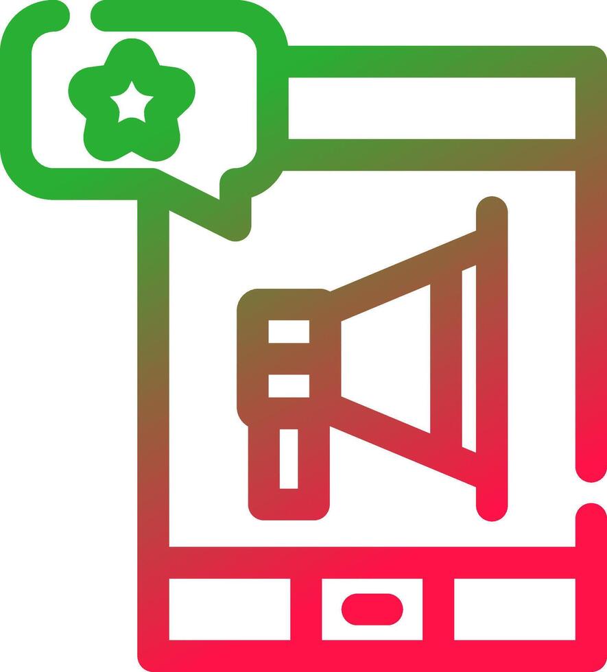 Online PR Creative Icon Design vector