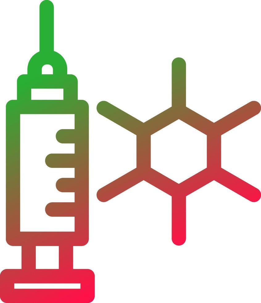 hormonal terapia creativo icono diseño vector