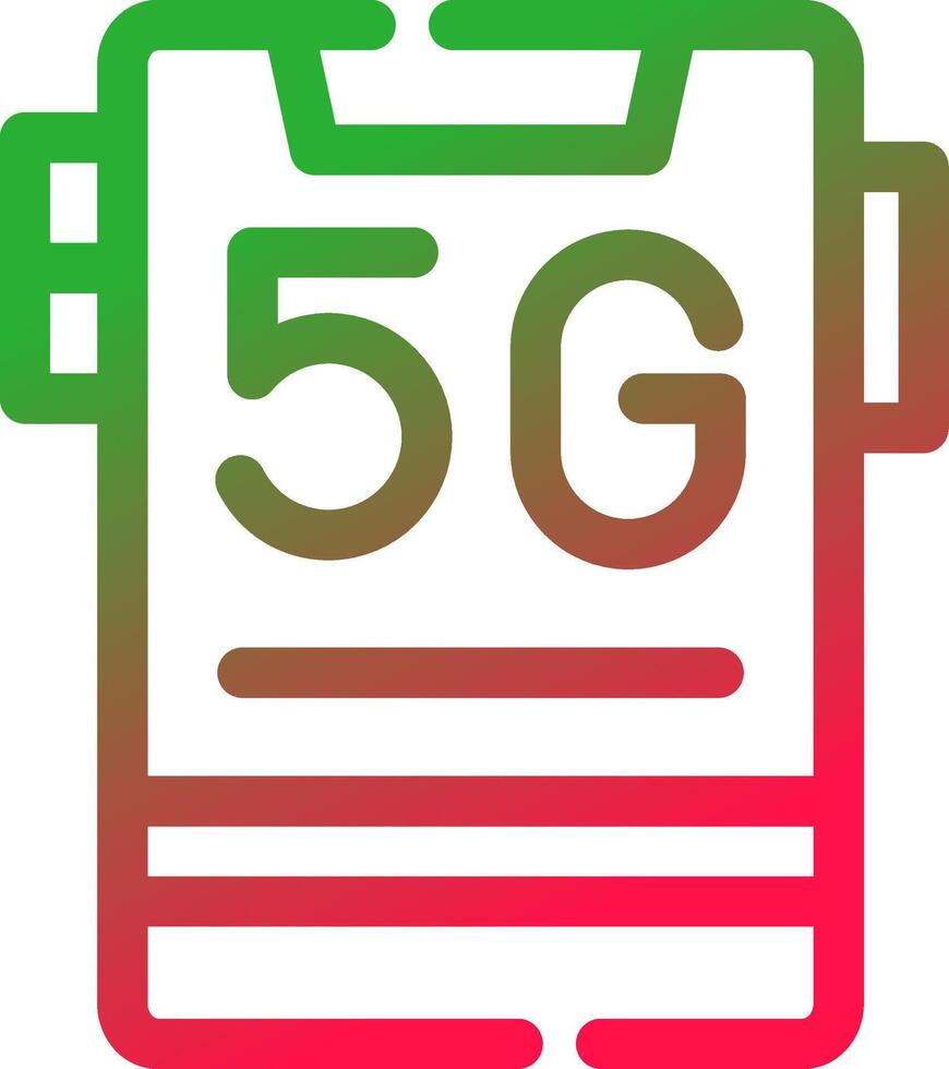 5G Creative Icon Design vector