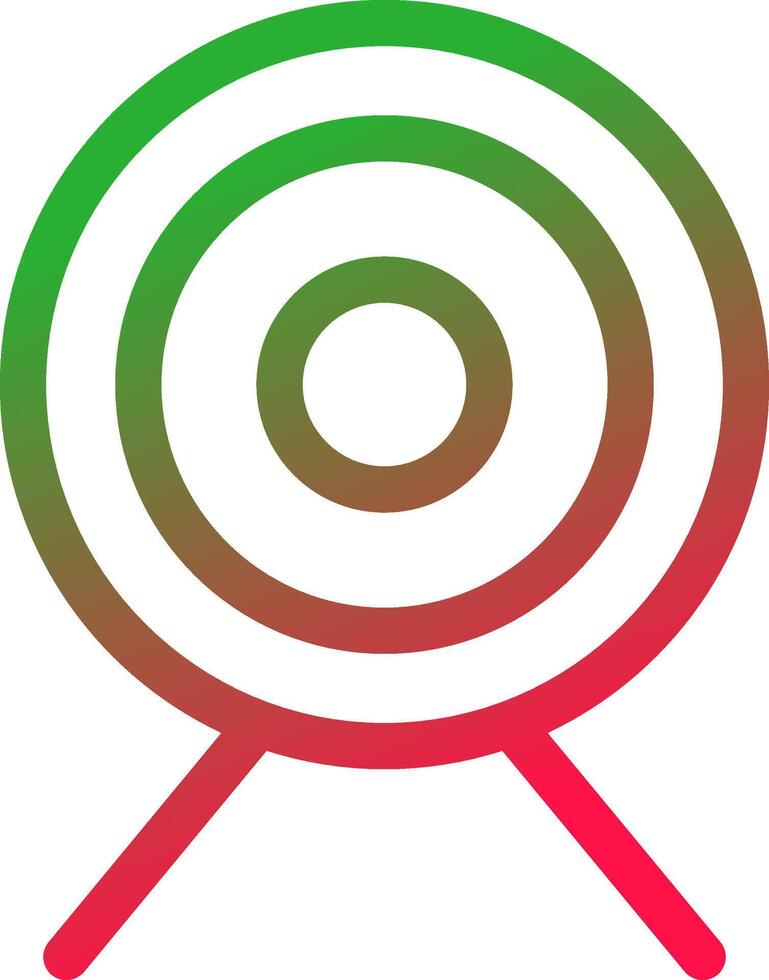 Bullseye Creative Icon Design vector