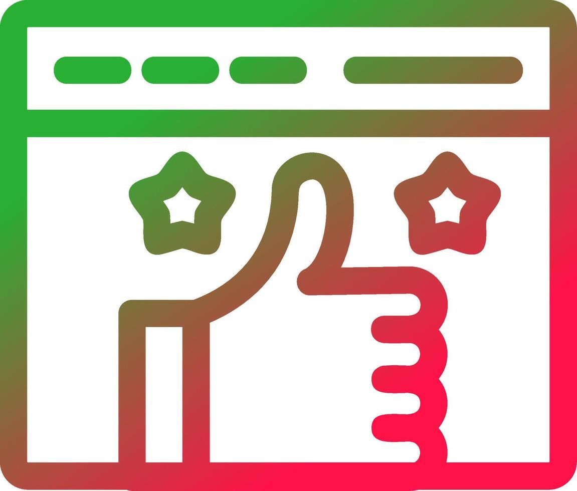 Appreciation Creative Icon Design vector