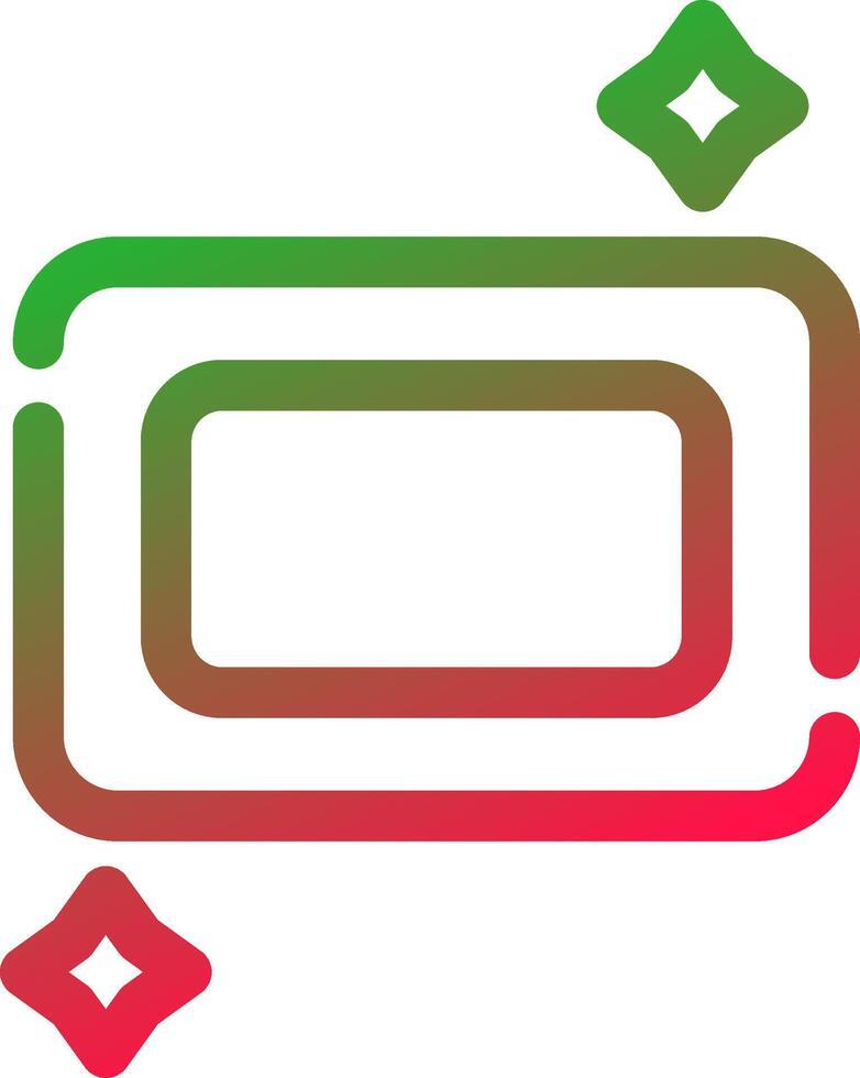 Line Red and Green Gradient vector