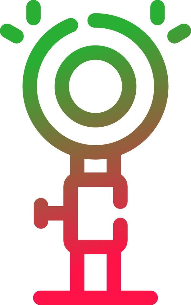 Light Creative Icon Design vector