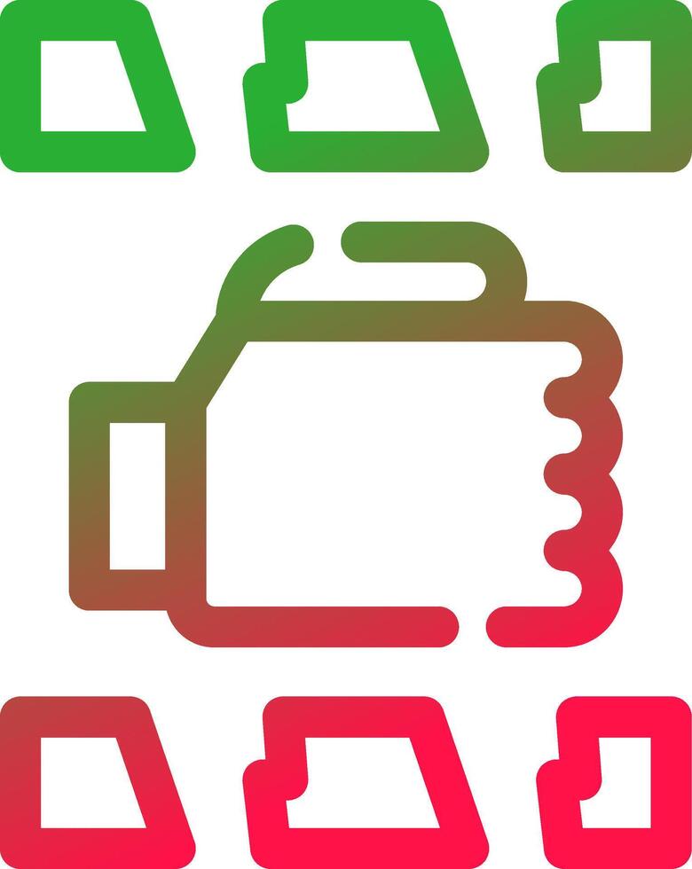 Hand Creative Icon Design vector