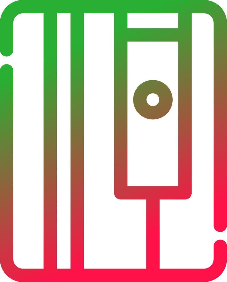 Line Red and Green Gradient vector
