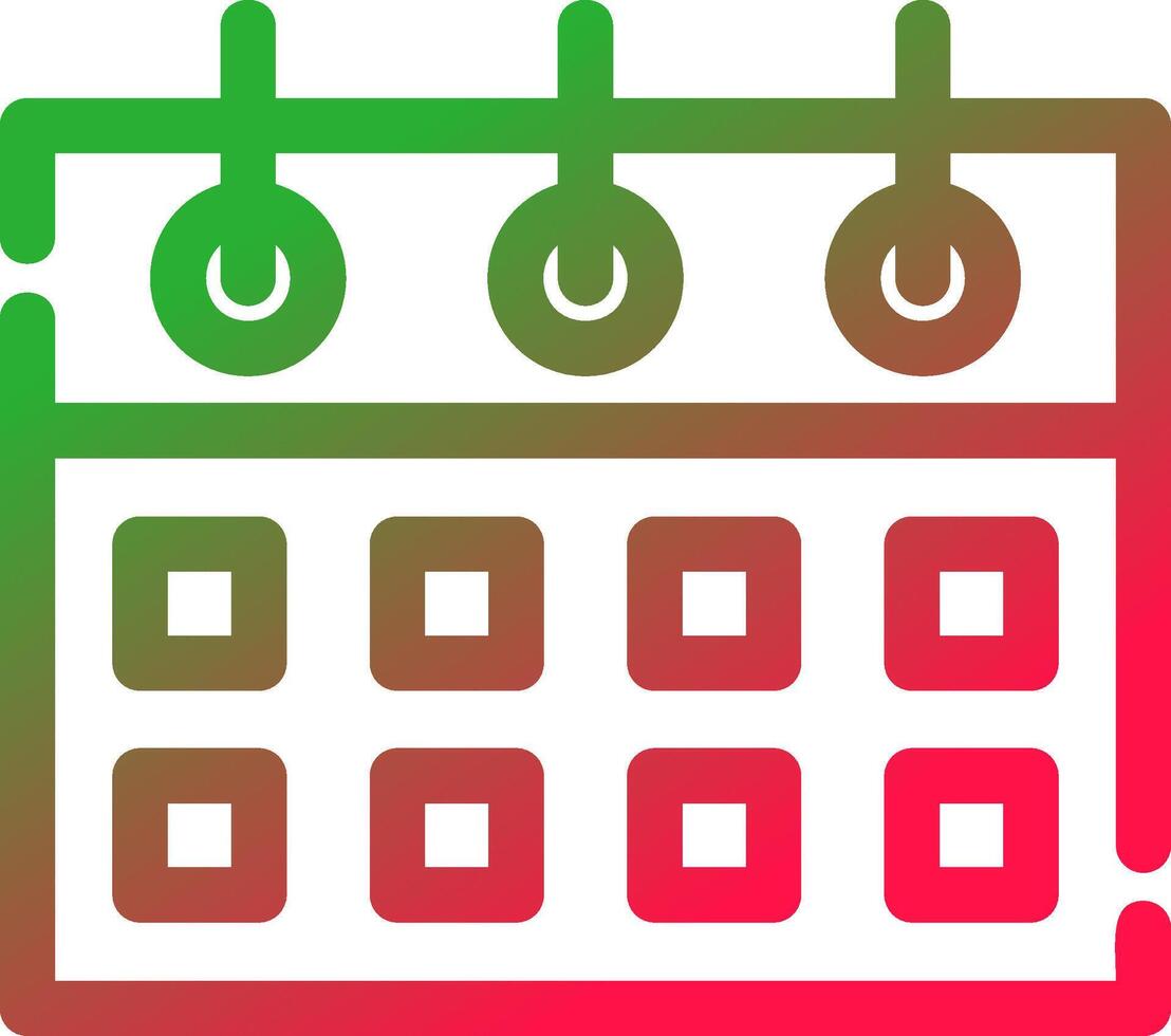 Line Red and Green Gradient vector