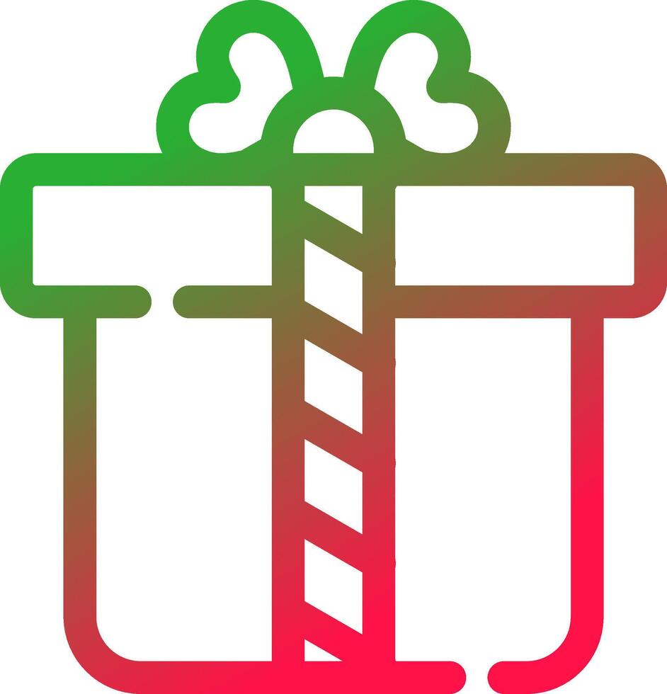 Line Red and Green Gradient vector