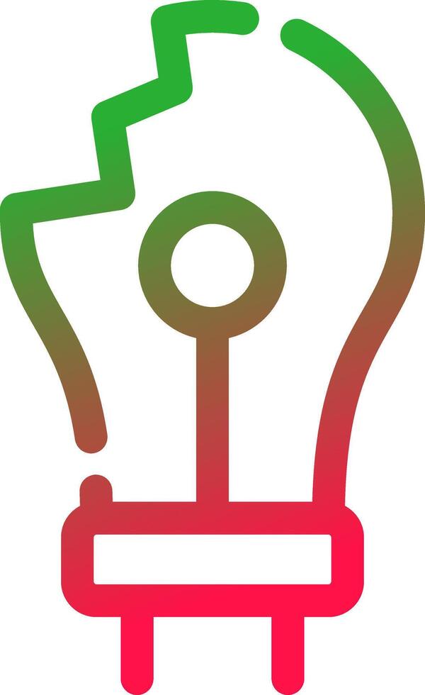 Bulb Creative Icon Design vector