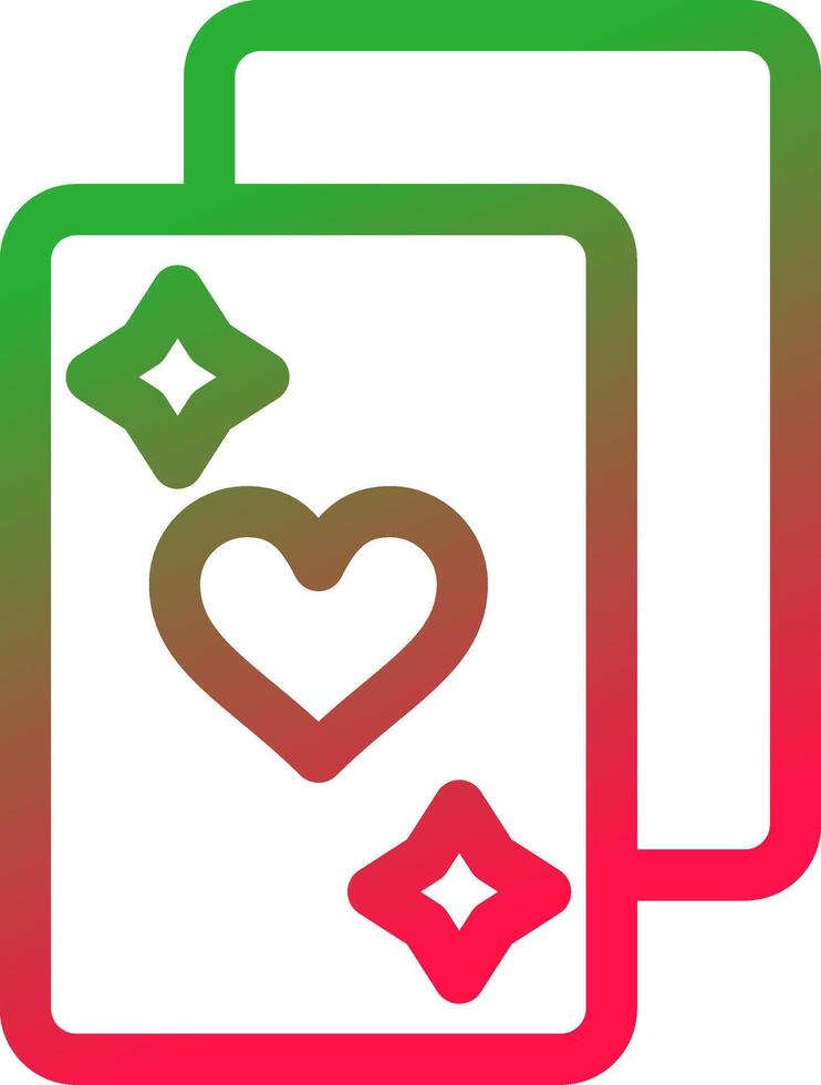 diseño de icono creativo de póquer vector