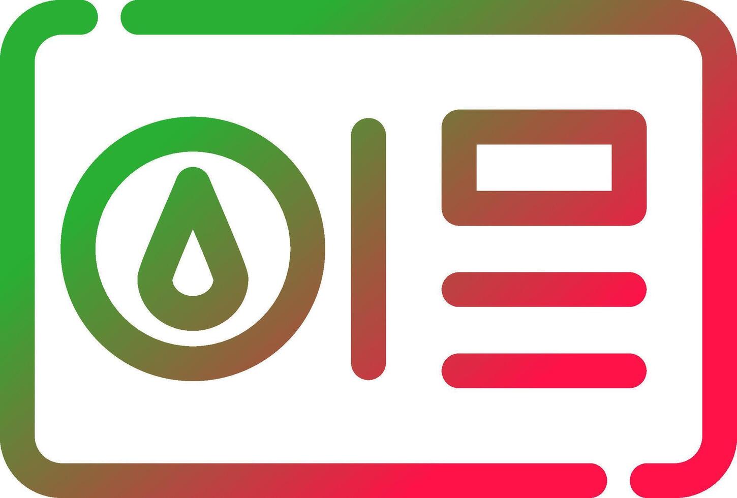 Line Red and Green Gradient vector