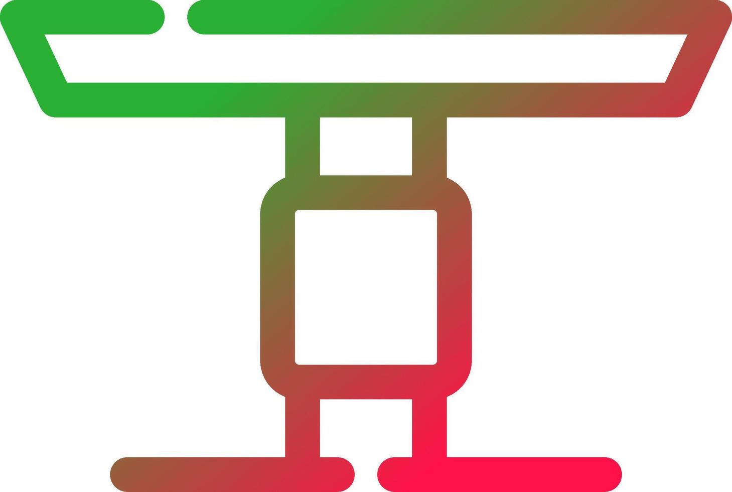 Line Red and Green Gradient vector