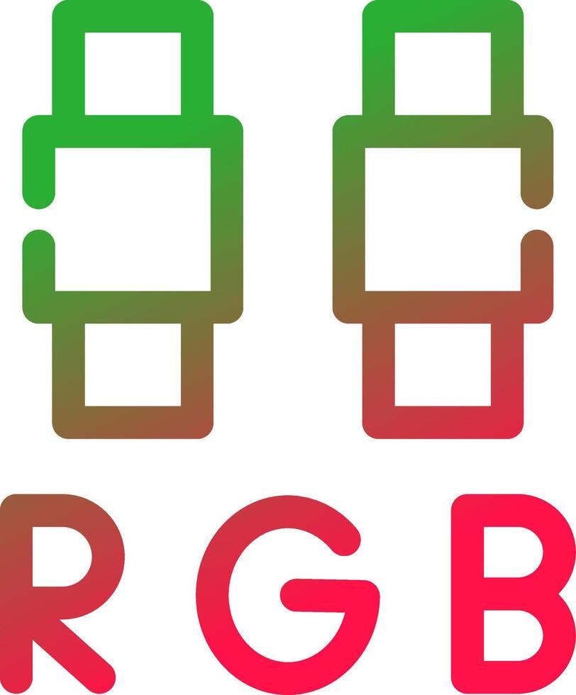 Rgb Creative Icon Design vector