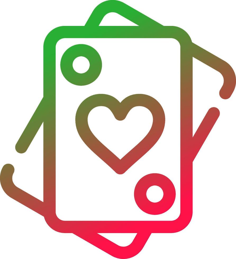 Playing Cards Creative Icon Design vector