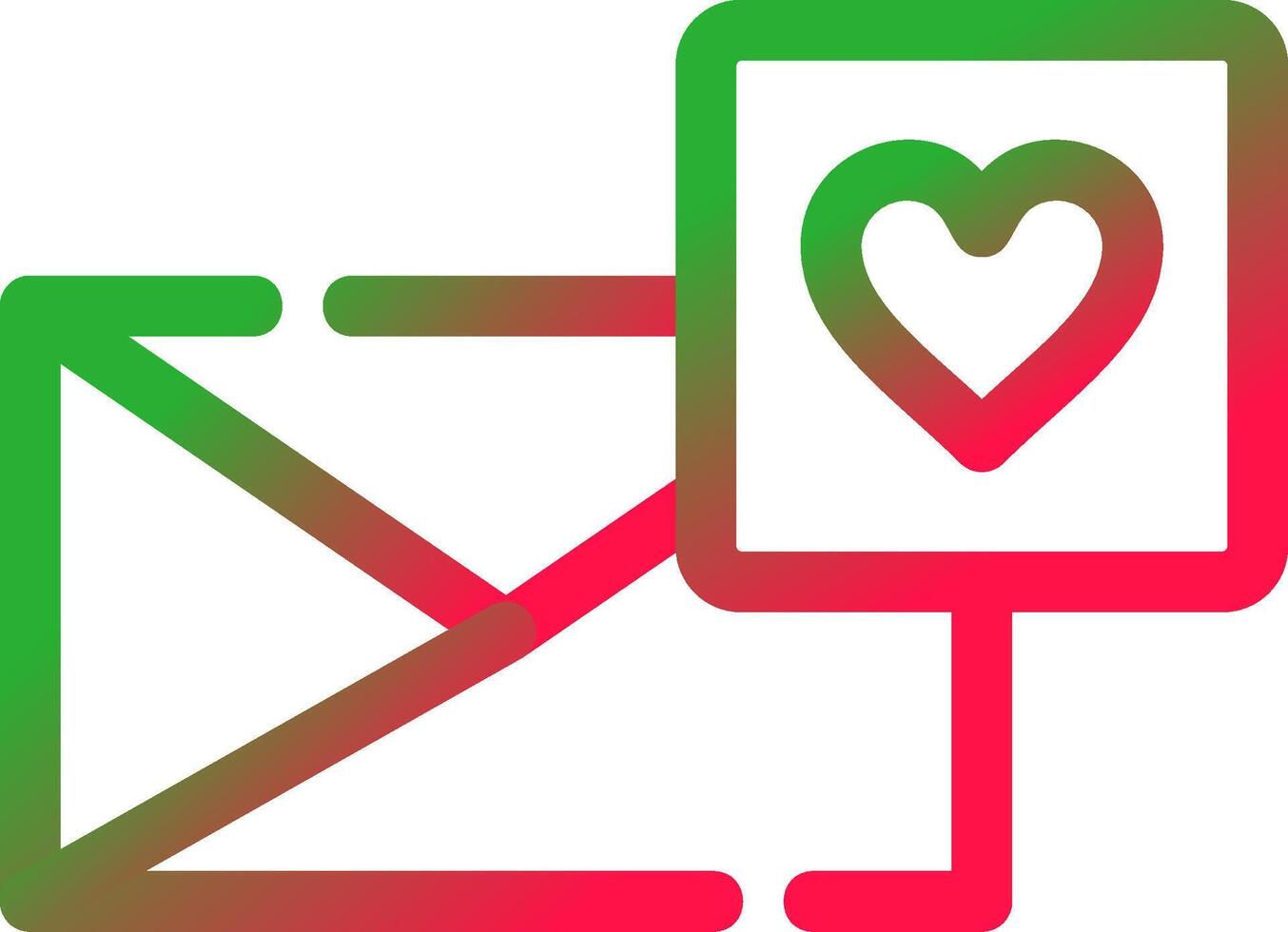 Love Letter Creative Icon Design vector