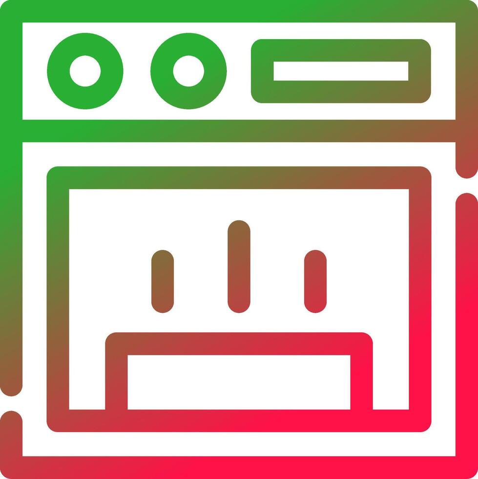 Stove Creative Icon Design vector