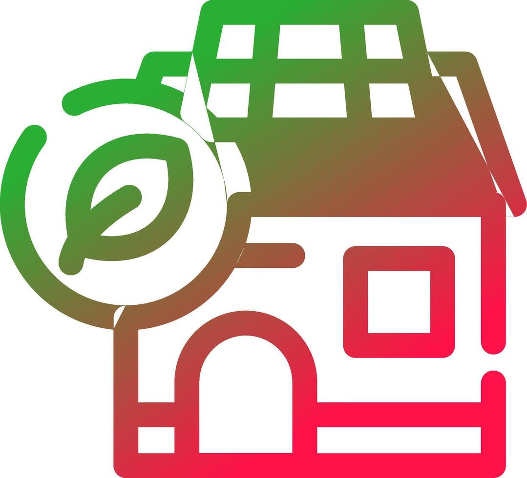 Eco Home Creative Icon Design vector