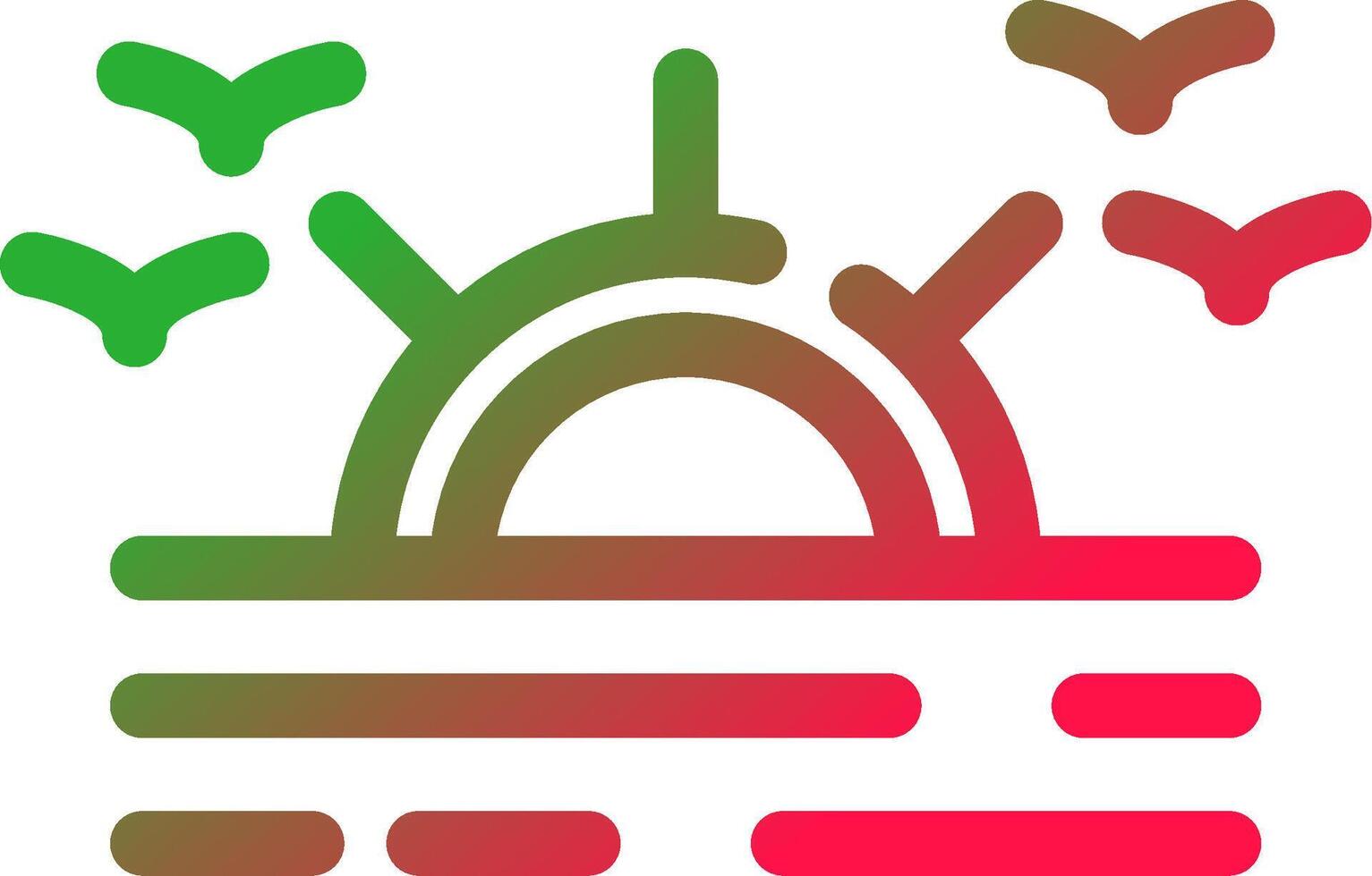 Sunrise Creative Icon Design vector