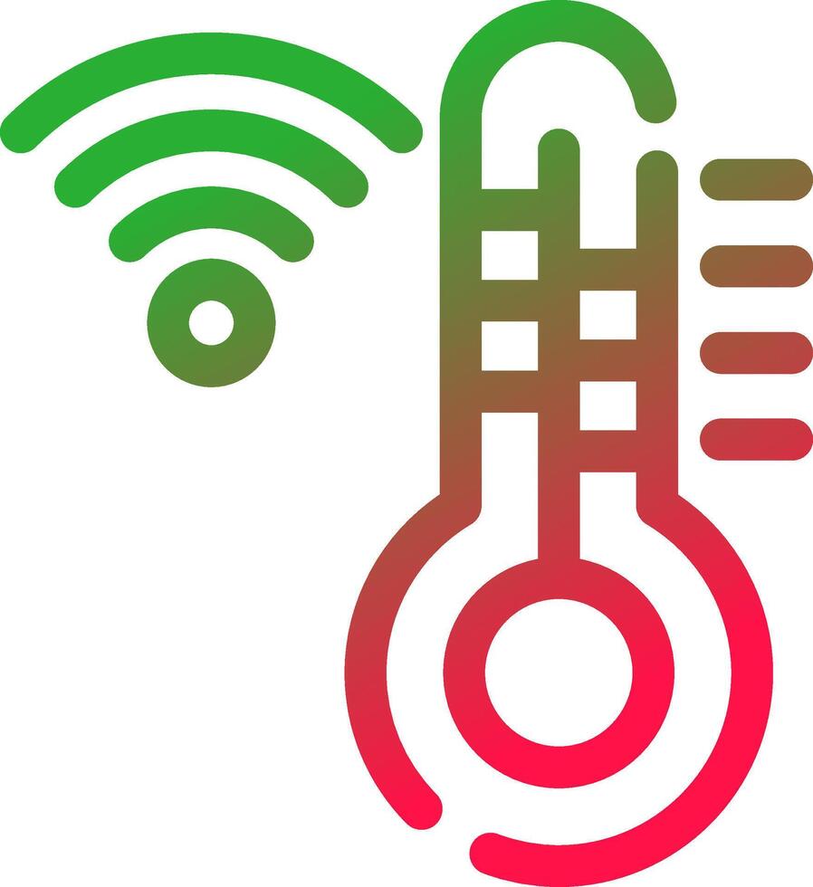 Thermostat Creative Icon Design vector