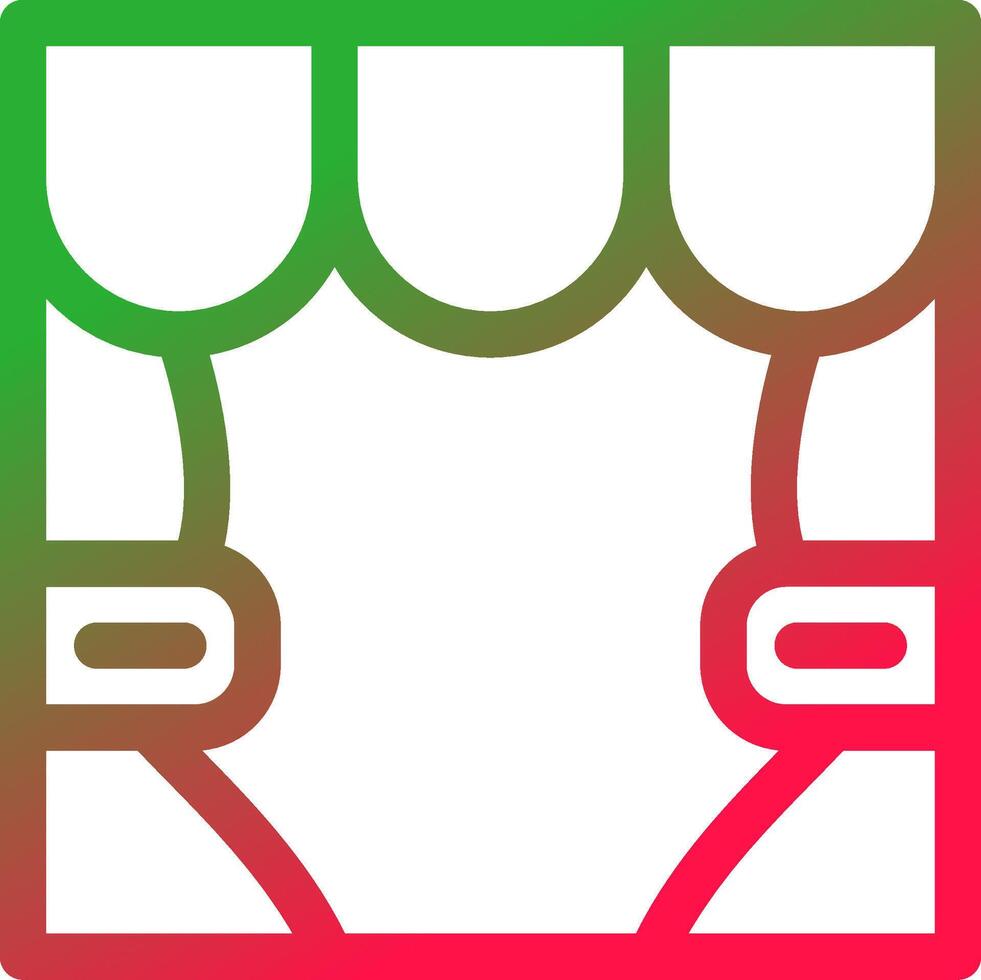 Stage Creative Icon Design vector