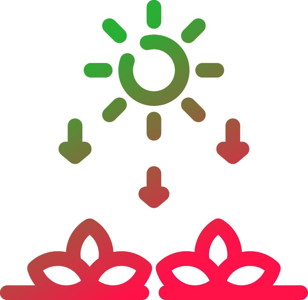 Photosynthesis Creative Icon Design vector