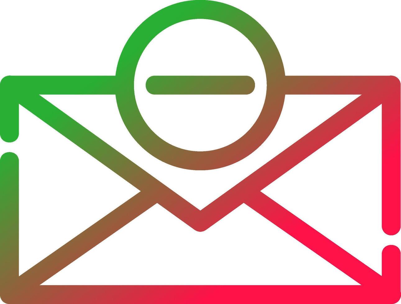 Minus Creative Icon Design vector